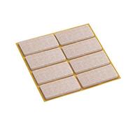 Meister, 644856 Patins en feutre "TopSoft" autocollant, 20 x 40 mm, 8 pièces