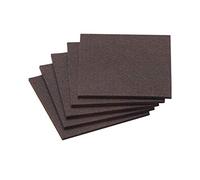 Meister, 645336 Patins en feutre autocollant, 100 x 100 mm, marron, 5 pièces