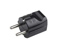 Meister 7421020 Fiche de Contact de Protection en Plastique - Noir - 250 V - 16 a - Section Cble Maximale 2,5 mm 2 - Ip20 - Entrée Droite/Fiche Schuko Avec Serre-Cble / 7421020