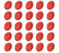 Meister 7460610 Lot de 25 couvercles de signalisation pour boîtes encastrées de 60 mm de diamètre - Couleur de signal rouge pour une recherche rapide - Protection de l'intérieur des boîtes - Couvercle