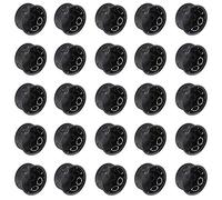 Meister 7461030 Boîte de jonction 36 Noir Profond 25 pièces Diamètre 70 mm Distribution Centrale de câble en Forme d'étoile Boîtier encastré