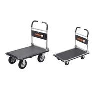 Meister 8985700 Chariot Plateforme Tout Terrain 300 kg & 8985630 Chariot Plateforme Cut-Off Pliable 300 kg