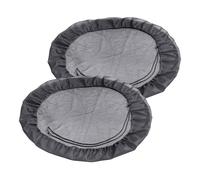 Meister 9960500 Lot de 2 Filets de citerne, diamètre 105 cm, Cordon réglable, indéchirable et résistant aux intempéries, en Polyester, Filet de Protection Contre Les Feuilles, Noir