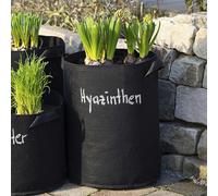 Meister 9960590 Lot de 5 Sacs de Plantation 43 l - 45 x Ø 35 cm - Perméable à l'air et à l'eau - Feutre, Sac de Plantation pour Pommes de Terre, Pot en Feutre