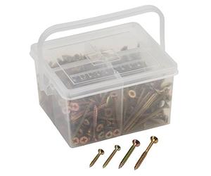 Meister aggloméré Set de vis 380 pièces, 855690