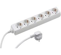 Meister Bloc multiprise IP20 Blanc 1,4 m, blanc, 7430410