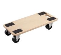 Metafranc Chariot de transport WU0822120 Contreplaqué 500 kg 590x290x126 mm 4 roulettes PP