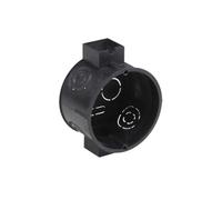 Meister Commutateur boîte d'encastrement, 40 mm, noir / 25 Pack