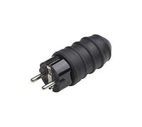 Meister Fiche caoutchouc/plastique, noir, IP44, 7421520