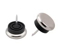 Meister Patins pour Meubles en métal avec stylet et tampon, Ø 20 mm, Lot de 8, 644546
