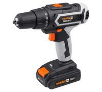 Meister Perceuse-visseuse sans fil 18 V, MAS18-V1 Batterie 2,0 Ah Boîte à 2 vitesses Mandrin à serrage rapide