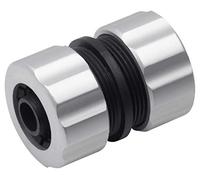 Meister Pièce de réparation 12,7 mm (1/2") - pour réparation Rapide et sans Outil - en Aluminium - Étanche - Adaptateur de Tuyau pour réparation - Rallonge de Tuyau - 9924890
