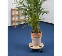 Meister Plateau roulant pour meuble, diamètre 350 mm, capacité 150 kg, avec 4 roulettes pivotantes et patins antidérapants