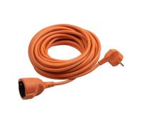 Meister Rallonge avec prise de terre, orange, 7433250 | Pour l'intérieur (IP20) - Couplage Schuko - Rallonge électrique pratique pour la maison