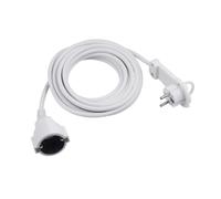 Meister Rallonge fiche plate m 5, blanc, IP20