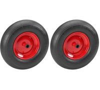 Meister Roue increvable 400 mm, pour brouette, jante en acier, 810800 (Lot de 2)