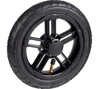 Meister Roue pneumatique Ø 205 mm - Jante en Plastique - Charge maximale : 20 kg - Roulement à Billes de qualité supérieure - Pression des pneus : 1,9 Bar - Roue complète avec Jante/Roue pour Chariot