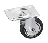 Meister Roulette pivotante, pour fixation sur Plateau, en caoutchouc, idéal pour transport de meuble ou charge lourde, 800700