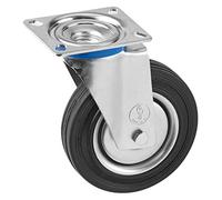 Meister Roulette pivotante, pour fixation sur Plateau, en caoutchouc, idéal pour transport de meuble ou charge lourde, 800690