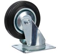Meister Roulette pivotante, pour fixation sur Plateau, en caoutchouc, idéal pour transport de meuble ou charge lourde, 800710