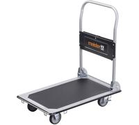 Meister Werkzeuge 8985530 Chariot plateforme pliable, avec espace de rangement acier Charge max: 150 kg