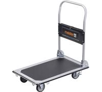 Meister Werkzeuge 8985530 Chariot plateforme pliable, avec espace de rangement acier Charge max: 150 kg