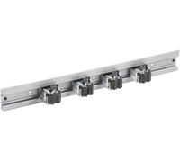 Meister Werkzeuge WU9953160 Barre de support dappareil à pince fixe, 5 pièces (L x l) 500 mm x 60 mm 1 set