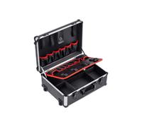 MEISTER WU9095080 - Coffre à outils aluminium à roulettes - Noir