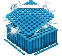 Meisterhome - Lot de 36 tapis de protection pour sol de piscine - Tapis de sol pour piscine - 40 x 40 x 1 cm - Spas, pataugeoires – Bleu