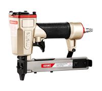 meite 425KC Air 18 Gauge Narrow Crown Agrafeuse utilise des agrafes de type couronne de 5,7 mm 90/13 à 25 mm (13 mm à 25 mm), agrafeuse pneumatique industrielle pour menuiserie, armoires, travaux de