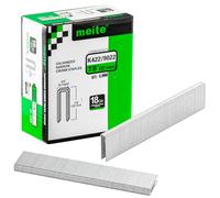 meite Agrafes à Couronne Étroite 5,7 x 22 mm, Galvanisées Agrafes Type 90/22 mm, pour Agrafeuses Électriques ou Pneumatiques, Lot de 4 000 Pièces