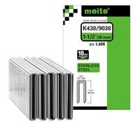 meite Agrafes Inox 304 Type 90/ mm 18GA à Couronne Étroite 5,7 mm