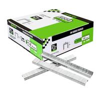 meite Agrafes Type 80/6 mm en Acier Inoxydable 304, Agrafes pour Agrafeuse Tapissier de Type 80, Lot de 10.000 pièces, 12,8 mm Couronne, pour la Tapisserie, la Construction et Les Réparations