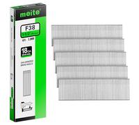 meite Clous de Finition 18G/38 mm Brad Nails Galvanisés pour Cloueuse | 1,000 Pièces pour Cloueur Pneumatique ou Électrique, Idéal Bois, Plinthes, Moulures, Meubles et Garnitures