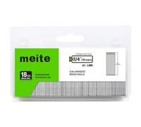 meite Clous de Finition Brad Galvanisés Type 18G/19 mm, Lot de 1000