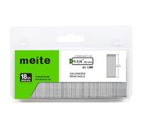 meite Clous de Finition Brad Galvanisés Type 18G/32 mm, Lot de 1000