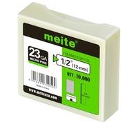 meite Clous finettes 23GA / 12 mm, Galvanisés Clous pour Pistolet à Clous 23G, Lot de 10 000, Fil diamètre 0,63 mm, Clous À Épingler Sans Tête pour le Travail du Bois Fin et les Travaux de Garniture