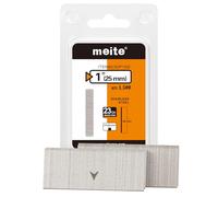 Meite Clous Finettes 23GA / 25 mm, Acier Inoxydable 304 Pour Pistolet À Clous, Lot De 1 500 Pièces, Fil Diamètre 0,63 mm, Sans Tête Pour Menuiserie Fine Et Garniture