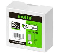 meite Clous finettes 23GA / 30 mm, Galvanisés, Lot de 10 000, Fil diamètre 0,63 mm, Clous À Épingler Sans Tête pour le Travail du Bois Fin et les Travaux de Garniture