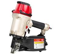 meite CN65 Pistolet à clouer pneumatique professionnel industriel pour bardage, palettes, encadrement et étui en bois - Cloueuse à bobine pneumatique à air comprimé à dessus plat 38-65 mm