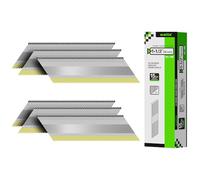 Meite Lot de 500 clous de finition coudés de 3,8 cm, galvanisés à 34 degrés pour plinthe, tapisserie, couronne, compatibles avec cloueuse de finition pneumatique/électrique