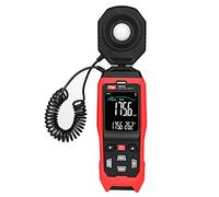 MEIVIYA Compteur d'éclaira numérique photomètre Illuminance mètre 0-200000 Lux, mètre Lumineux Illuminateur numérique Appareil de Mesure de la température ambiante