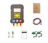 MEIVIYA Dy521 Digital Manifold Compteur Réfrigération Vaceutrage de Vide Digital Pression Testeur Testeur de climatisation(B)