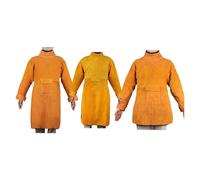 MEIVIYA Tablier de soudage à Manches, vêtement de Protection for Le soudage, Veste de soudage(Length 85cm)