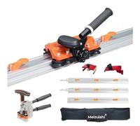 Meizuishi 3,0m Coupe-Carrelage Manuel 3 Lames Grand Format, Épaisseur De Coupe Max 12mm Pour Céramique & Pierre Avec Clip, Pince & Rails 3 * 1m