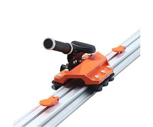 Meizuishi Coupe-carrelage Manuel Portable 2.8m - Coupe Carreaux Pierre 12mm Max - Carrelette avec 3 Lames pour Carrelage/Céramique - Kit Complet Coupeur Rails 80/100/180/200cm