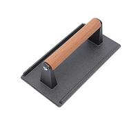 Mejiaren Presse à hamburger en fonte antiadhésive - 21 x 10,5 cm - Compresseur de viande - Machine à steak - Machine à hamburgers pour la maison et la restauration pour hamburgers et steaks