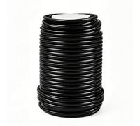 MEKLITRZ Attache Souple de Jardin 3,5 mm x 20 m, Fil Torsadé Flexible pour Plantes Grimpantes, Support Arbres, Jardinage et Artisanat(Black)