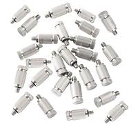 Melairy 10PCS Haute Pression Buse de Système de Brumisation, Acier INOX Buse de Pulvérisation de Bruine pour Le système de Refroidissement extérieur, Anti-Gouttes Atomiseur Buse(Size:0.2mm)