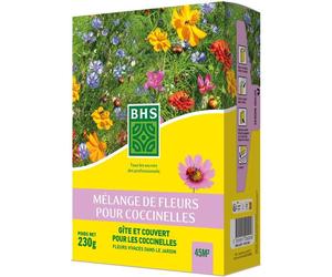 Mélange de fleurs pour coccinelles - BHS - 230 g - 15 variétés annuelles et 7 vivaces